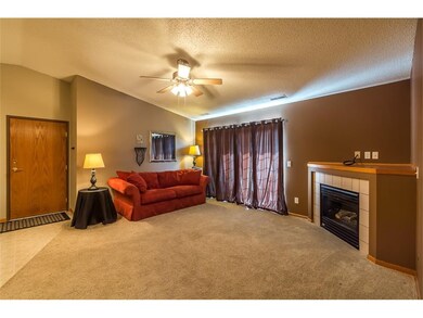 Vaulted ceilings, overhead light with fan and gas 