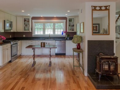 Looking into the kitchen form the...