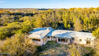 Aerial South Side of Home