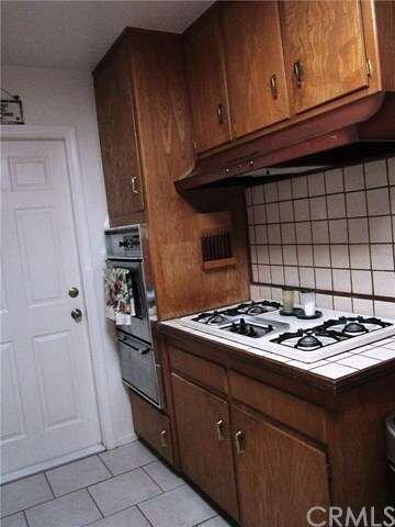 Fire door leading to garage