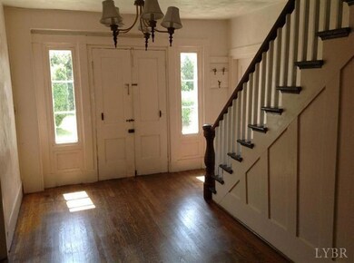 Foyer area.  This is part of the original home. Do