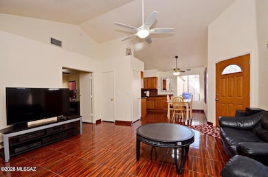 Inside of living room toward dining area