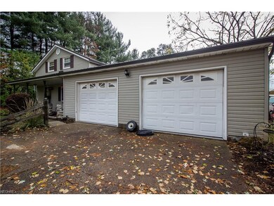 2 car attached garage has small office area, 200 a