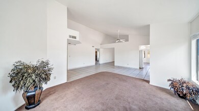 Living Rm into the Dining Rm