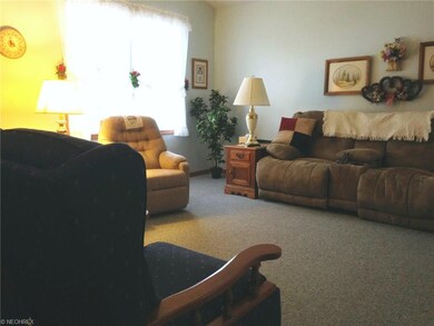The spacious living room can accommodate your big 