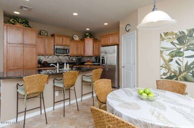 Eat at breakfast bar or dining area