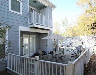 Patio/Deck. This is the back of the condo. There i