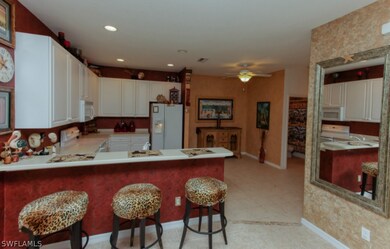 Large kitchen with bar top area. Plenty of room to