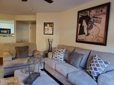 Living to Kitchen when furnished