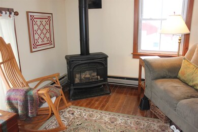 Living Area with Gas Stove