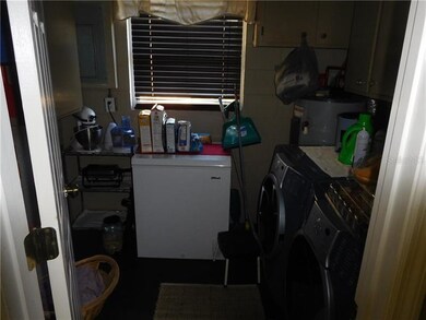 Utility room/ laundry room w/  washer/dryer hook-u
