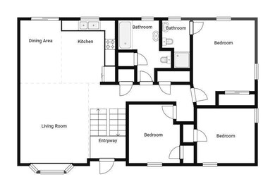 Main level floor plan