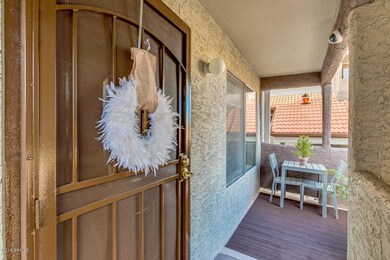 Front door & patio