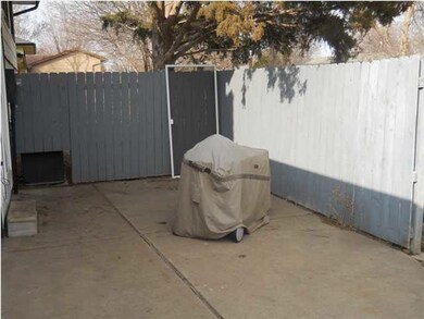 Patio with privacy fence