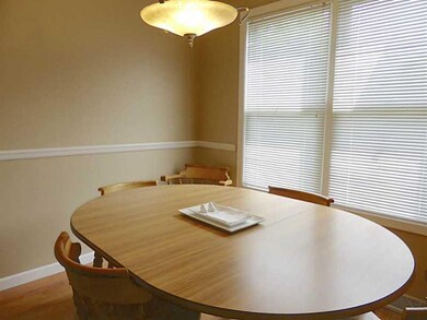 Dining Room. Beautiful Oak Floors in Dining Room w