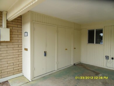 STORAGE IN CARPORT