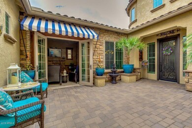 Courtyard Entering Loggia