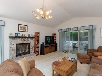 Another view of living room and porch.