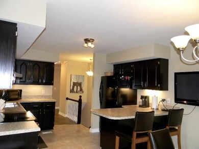 Sellers added LED under mount lighting. Breakfast 