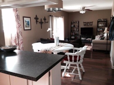 View of Eating Space and Living Room