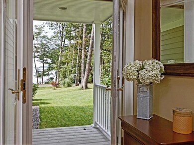 View from the small porch outside of...