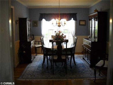 Dining Room - Hardwood Floors, Open to Formal Livi