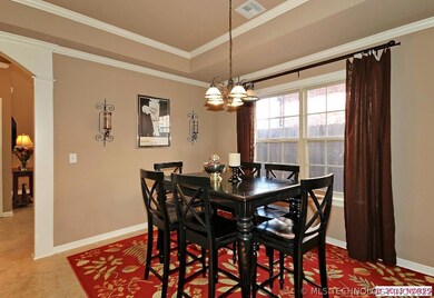 OVERSIZED DINING AREA MAKES THE PERFECT PLACE TO H