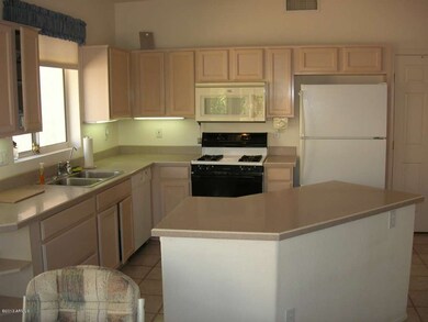 Spacious kitchen with island
