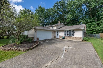 View of front of home with a front lawn