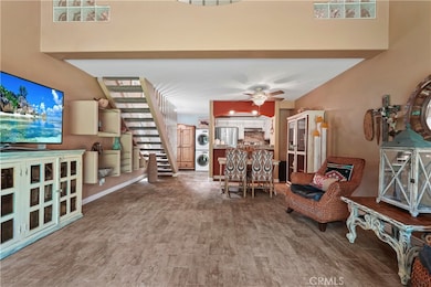 Looking towards the kitchen and entry from the living room.