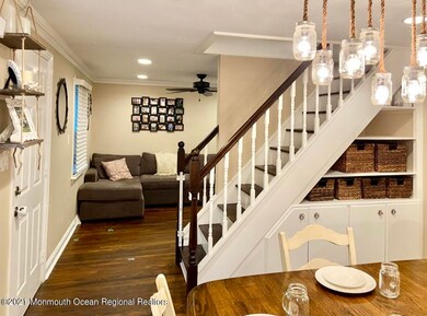 Built in under steps on Dining Room side