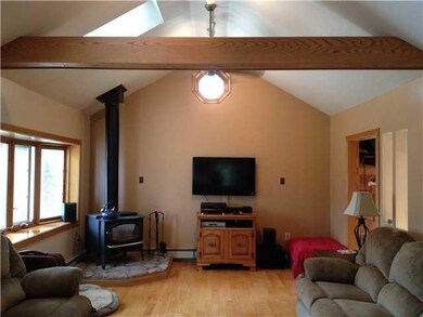 Living Room. The living/great room offers cathedra