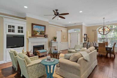 View of Living Room, Entry, and Dining