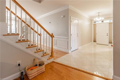 Beautiful Marble entry greets you as you enter the front door.