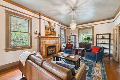 Grand Living Room, complete with stately fireplace