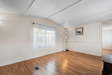 Basement featuring light hardwood / wood-style flo
