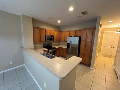 kitchen with breakfast counter