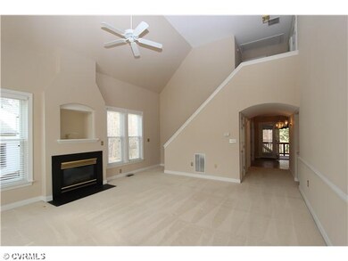 Den/Family/Great Room - 2-Story Great Room with Ga