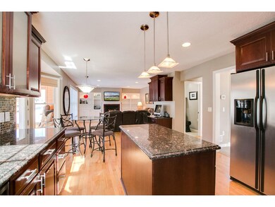 Desirable open floor plan with lots of light.