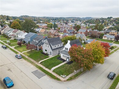 Aerial view of the home