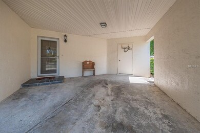 Entry with covered parking