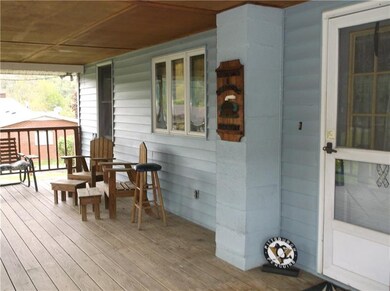 Let's go to the huge back deck and into the kitche