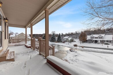 Front porch that overlooks the beautiful hills of