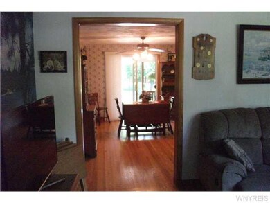 Family Room. The hardwood floors continue into the