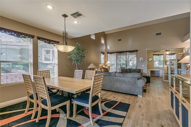 Dining area and great room. All furniture is avail