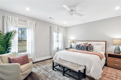 photo of furnished model Primary Bedroom