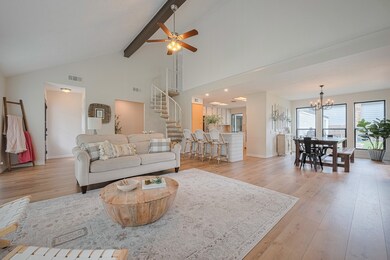 Elegance abounds with the wide plank luxury vinyl