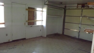 Inside garage