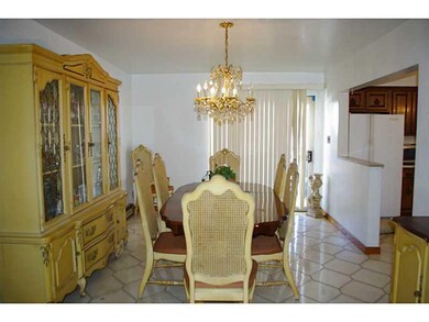 Dining Room. Beautiful ceramic tile flooring.