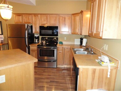 Fully furnished kitchen with SS frig, stove, micro